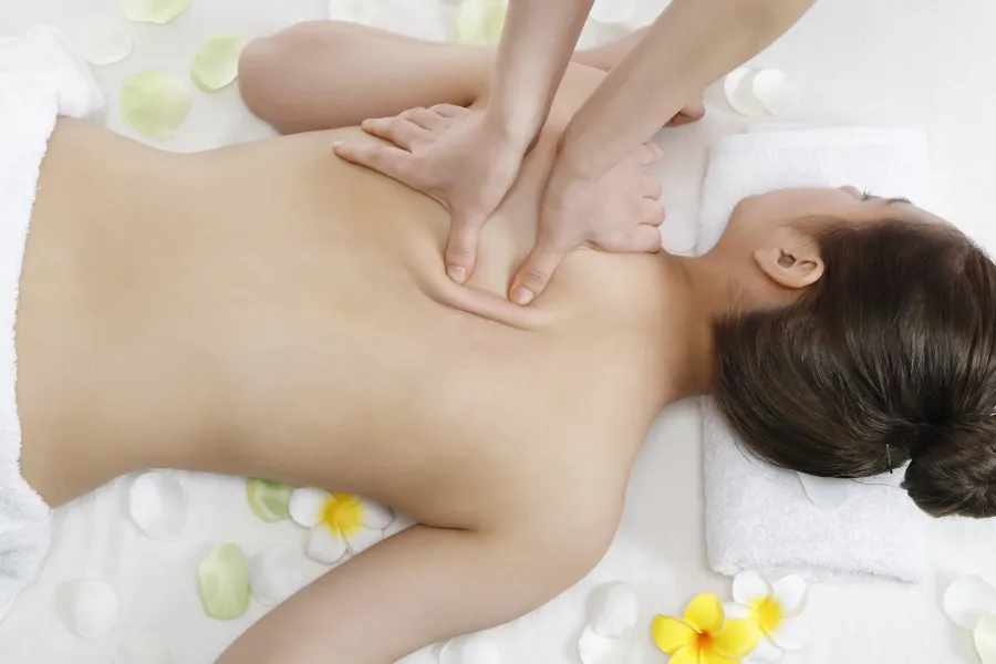 Back massage at Thumbtastic of Cape Cod